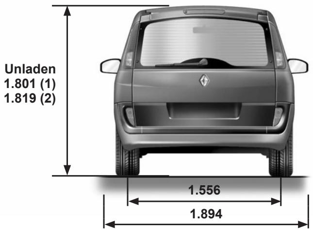 RENAULT monospace ESPACE 3 - Weight transfer - 3