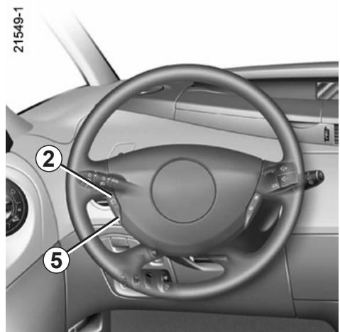 RENAULT monospace ESPACE 3 - CRUISE CONTROL - SPEED LIMITER: cruise control function (continued) - 3