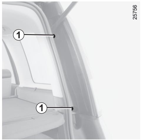 RENAULT monospace ESPACE 3 - REAR LIGHTS: changing bulbs - 1