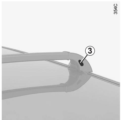 RENAULT monospace ESPACE 3 - Moving the bars - 1