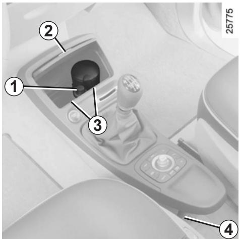 RENAULT monospace ESPACE 3 - ASHTRAYS/CIGAR LIGHTER/ACCESSORIES SOCKET - 1