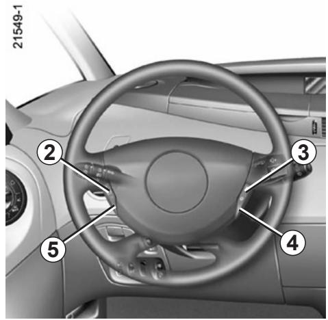 RENAULT monospace ESPACE 3 - CRUISE CONTROL - SPEED LIMITER: cruise control function (continued) - 1