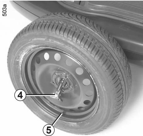 RENAULT monospace ESPACE 3 - PUNCTURE/EMERGENCY SPARE WHEEL (2/2) - 1