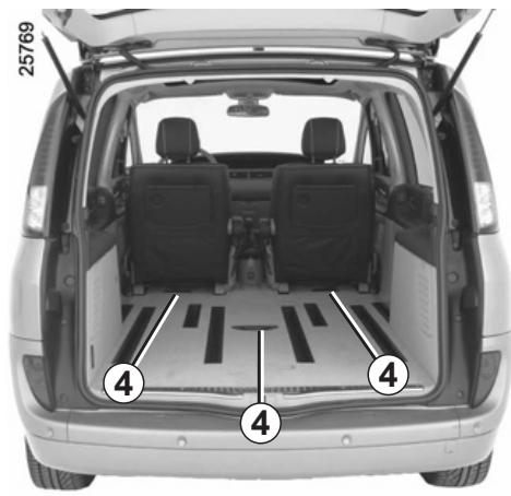 RENAULT monospace ESPACE 3 - AIR VENTS: air outlets (3/3) - 3