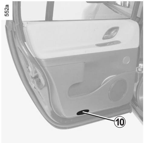 RENAULT monospace ESPACE 3 - INTERIOR LIGHTING: changing bulbs (continued) - 1