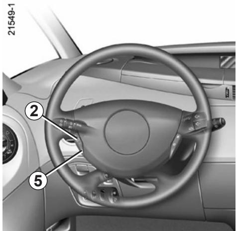 RENAULT monospace ESPACE 3 - CRUISE CONTROL - SPEED LIMITER: cruise control function (continued) - 1