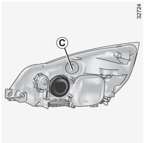 RENAULT monospace ESPACE 3 - XENON HEADLIGHTS: changing bulbs (continued) - 1