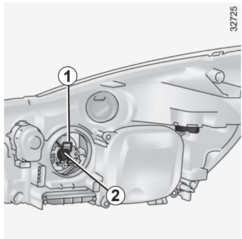 RENAULT monospace ESPACE 3 - Dipped beam headlights and Xenon headlights - 1