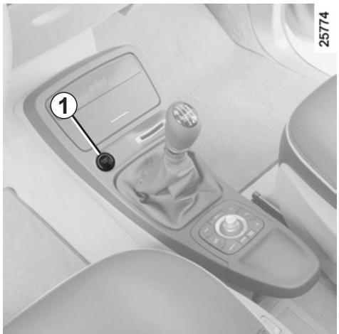 RENAULT monospace ESPACE 3 - STARTING/STOPPING THE ENGINE (1/3) - 1
