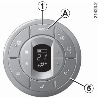 RENAULT monospace ESPACE 3 - AUTOMATIC CLIMATE CONTROL (continued) - 1