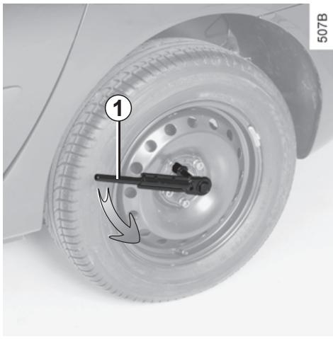 RENAULT monospace ESPACE 3 - CHANGING A WHEEL (1/2) - 1