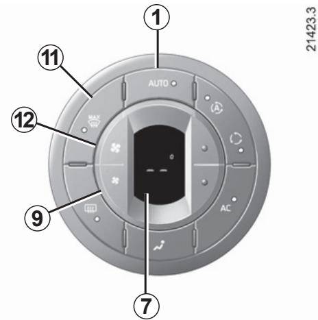 RENAULT monospace ESPACE 3 - AUTOMATIC CLIMATE CONTROL (continued) - 1