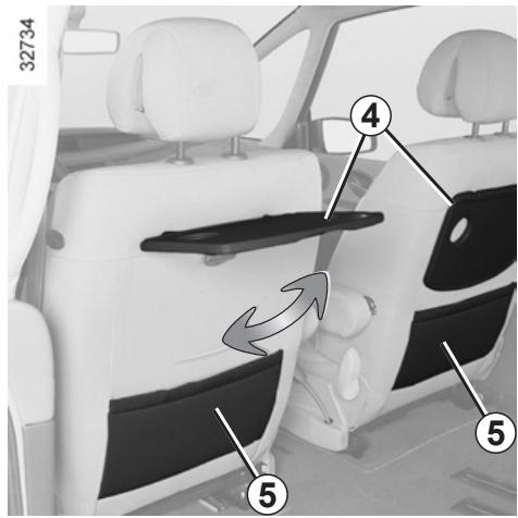 RENAULT monospace ESPACE 3 - Driver footwell storage compartment 3 - 3