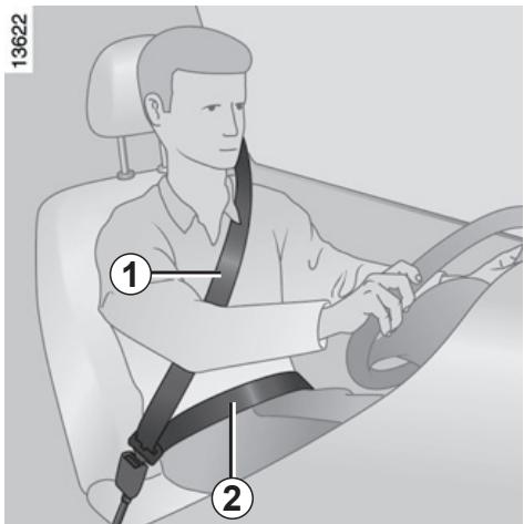 RENAULT monospace ESPACE 3 - Adjusting your driving position - 1