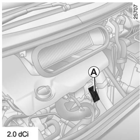RENAULT monospace ESPACE 3 - Engine marking A - 2