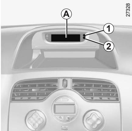 RENAULT KANGOO - HEURE Et temperature extériéture - 1