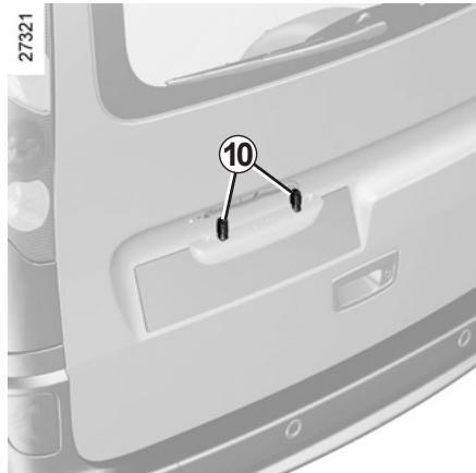 RENAULT KANGOO - Éclaireur plaque d'immatriculation - 1