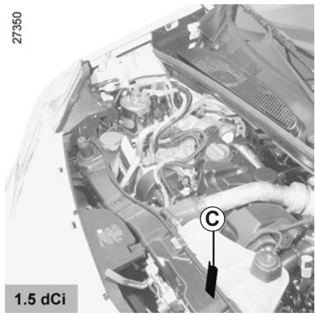 RENAULT KANGOO - Plaques d'identification moteur - 1