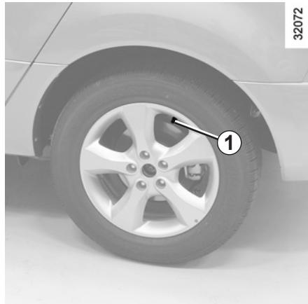 RENAULT KOLEOS - Les pressions doivent être ajustées à froid - 2