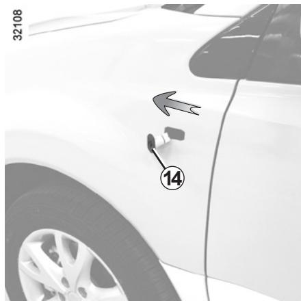 RENAULT KOLEOS - Éclaireurs plaque d'immatriculation 13 - 2