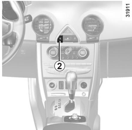 RENAULT KOLEOS - Déactivation des airbags passager avant - 1