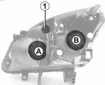RENAULT KOLEOS - PROJECTEURS LAMPES HALOGENE : remplacement des LAMPES - 1
