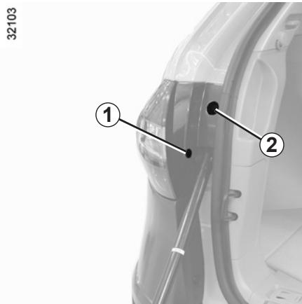 RENAULT KOLEOS - FEUX ARRÈRE ET LATERAUX : remplacement des lampes (1/3) - 1