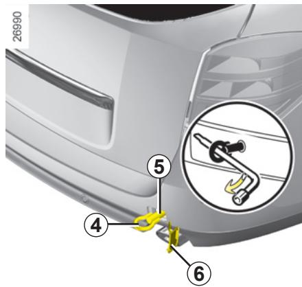 RENAULT LAGUNA - Accès aux points de remorquage - 1
