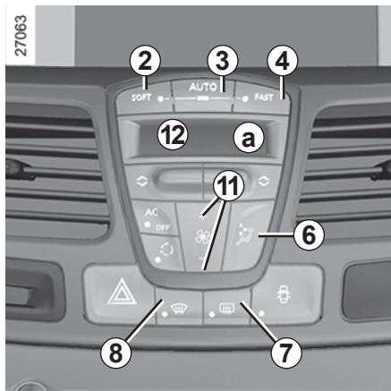 RENAULT LAGUNA - Mise en service ou arrêt de l'air conditionné - 1