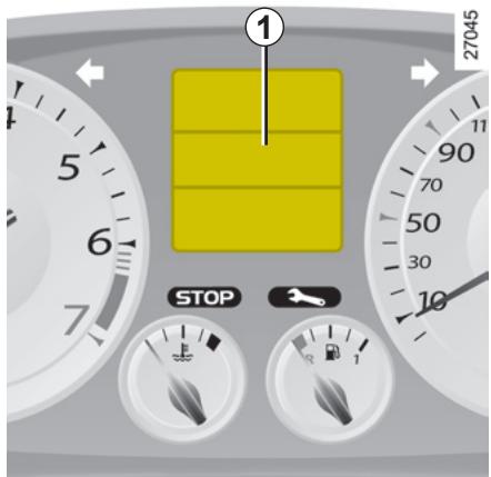 RENAULT LAGUNA - MENU de personnalisation des réglages du véhicule - 1