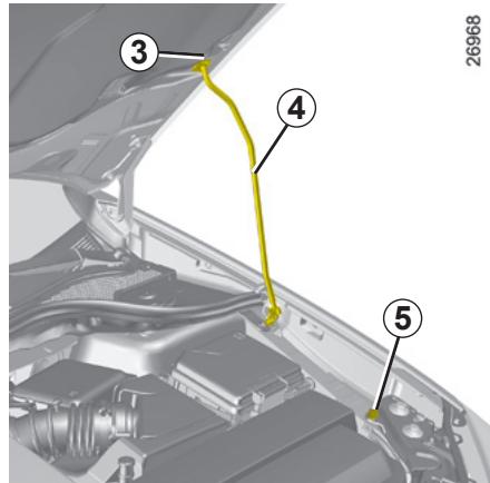 RENAULT LAGUNA - Ouverture du capot - 2