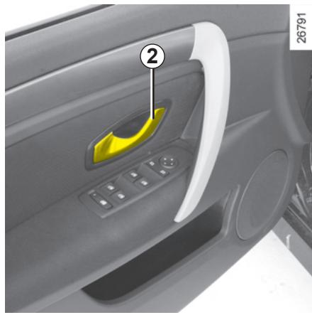 RENAULT LAGUNA - Ouverture de l'extérieur - 1