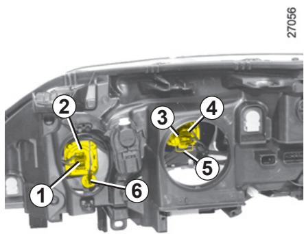 RENAULT LAGUNA - PROJECTEURS LAMPES HALOGENE : remplacement des LAMPES - 2