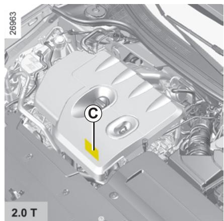 RENAULT LAGUNA - Plaques d'identification moteur - 2