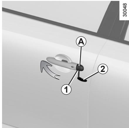 RENAULT LATITUDE - Verrouillage/déverrouillage des portes de l'extérieur - 1