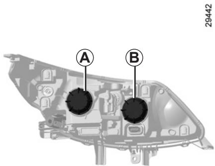 RENAULT LATITUDE - Projecteurs avant halogène : remplacement des lampes - 1