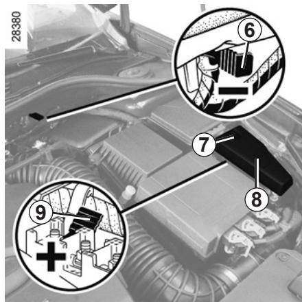 RENAULT LATITUDE - Démarrage avec la batterie d'un autre véhicule (suite) - 1