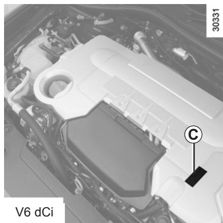 RENAULT LATITUDE - Plaques d'identification MOTEUR (2/2) - 3