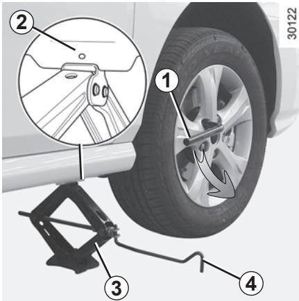 RENAULT LATITUDE - Changement de ROUE (1/2) - 1
