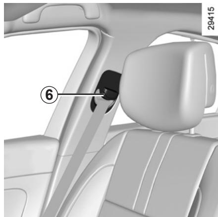 RENAULT LATITUDE - Alerte de non-port de ceinture arrière (selon le véhicule) - 1