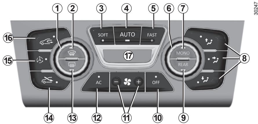 RENAULT LATITUDE - Sélection du mode de fonctionnement - 1