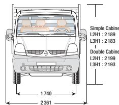RENAULT MASTER - Ridelles arrière - 3