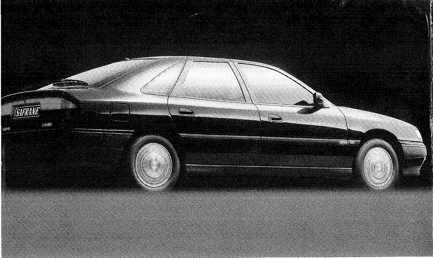 RENAULT SAFRANE - Index alphabétique - 1