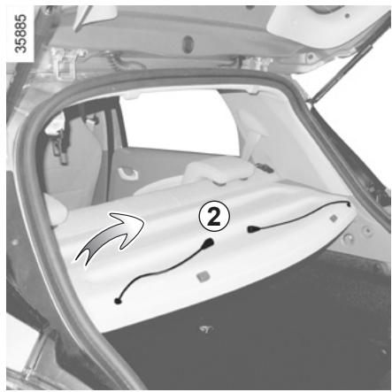 RENAULT ZOE - Tablette arrière - 1