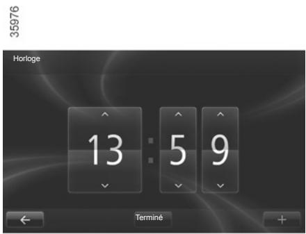 RENAULT ZOE - HEURE Et temperature extériéture - 1