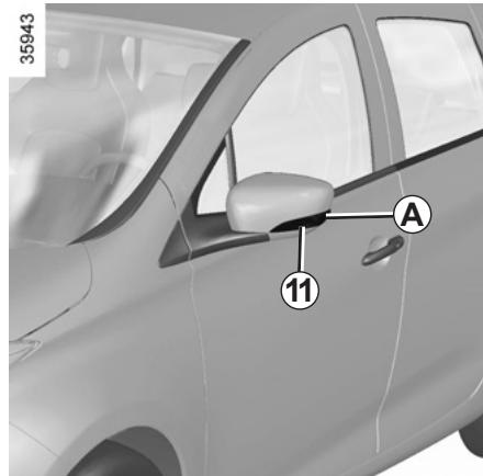 RENAULT ZOE - Éclaireurs plaque d'immatriculation 9 - 2