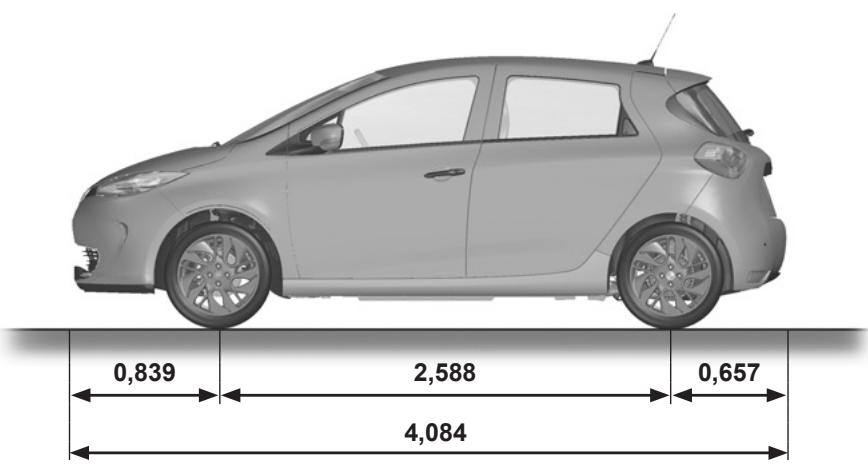 RENAULT ZOE - MASSES (en kg) - 1