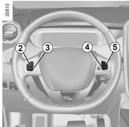 RENAULT ZOE - Régulateur-limiteur de vitesse : fonction régulateur (1/4) - 4