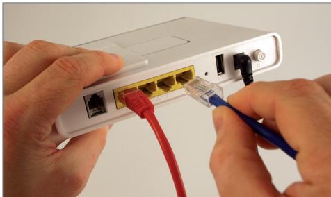 SAGEM COM FAST 2704 - Branchements - 1