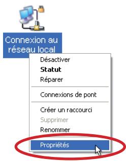 SAGEM COM FAST 2704 - Configuration d'une liaison filaire sous windows XP - 2
